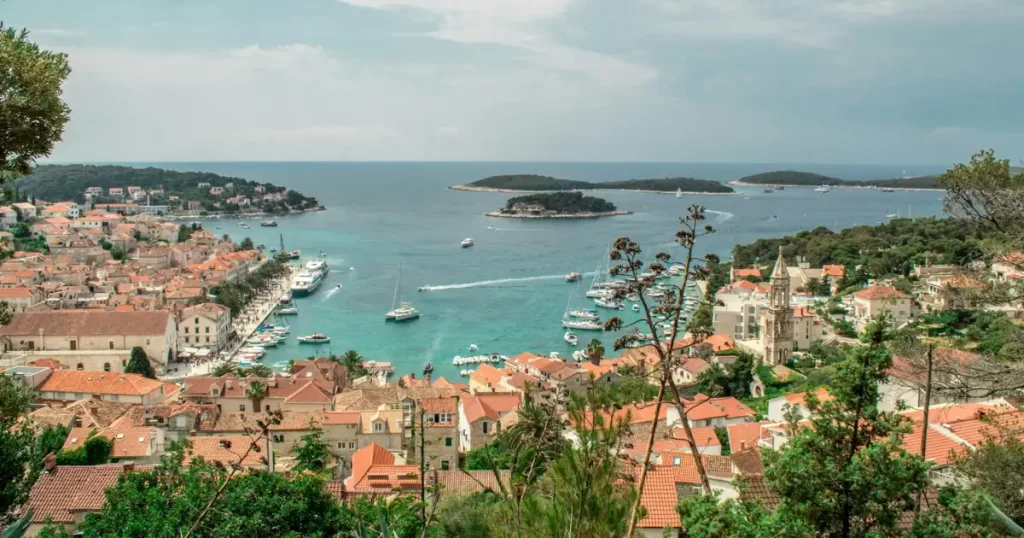 Město na ostrově Hvar